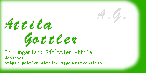 attila gottler business card